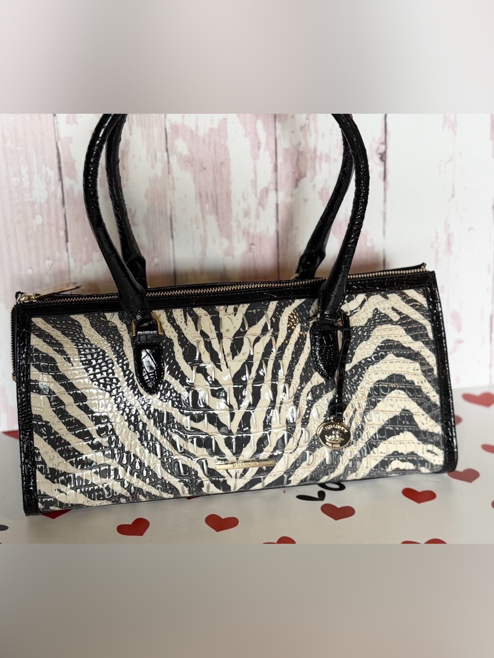 Brahmin Melbourne Collection Sophia Everlasting Encore Satchel Bag $385 FIRM $ - Picture 11 of 13
